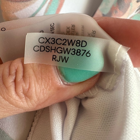 NWT Calvin Klein Women's Floral Dress Plus 22W V Neck Lined Zipper Stretch - Picture 12 of 13